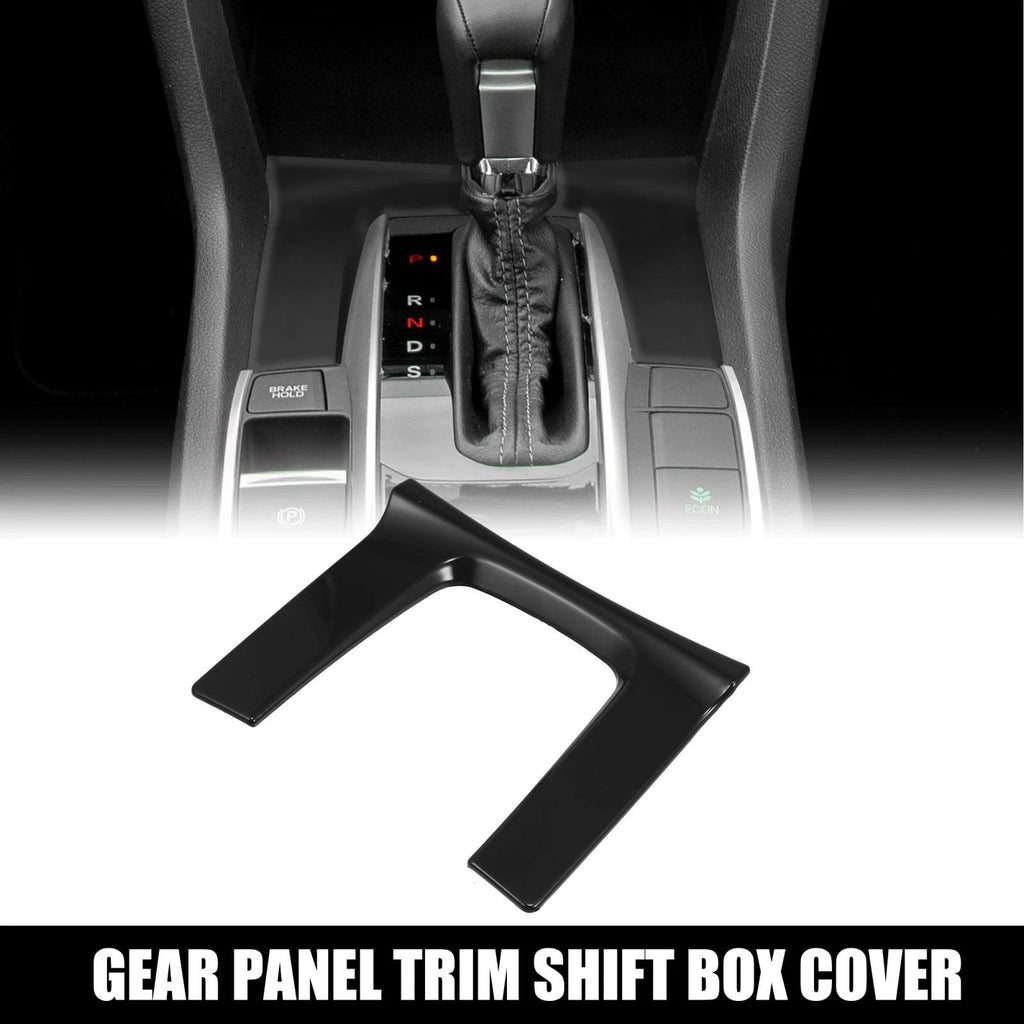 Gear Panel Trim Shift Box Cover Decal for Honda Civic (2016–2021) Black