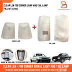 Clear Lens Corner Turn Signal Light Set for Mazda B-Series Ute (85-98)