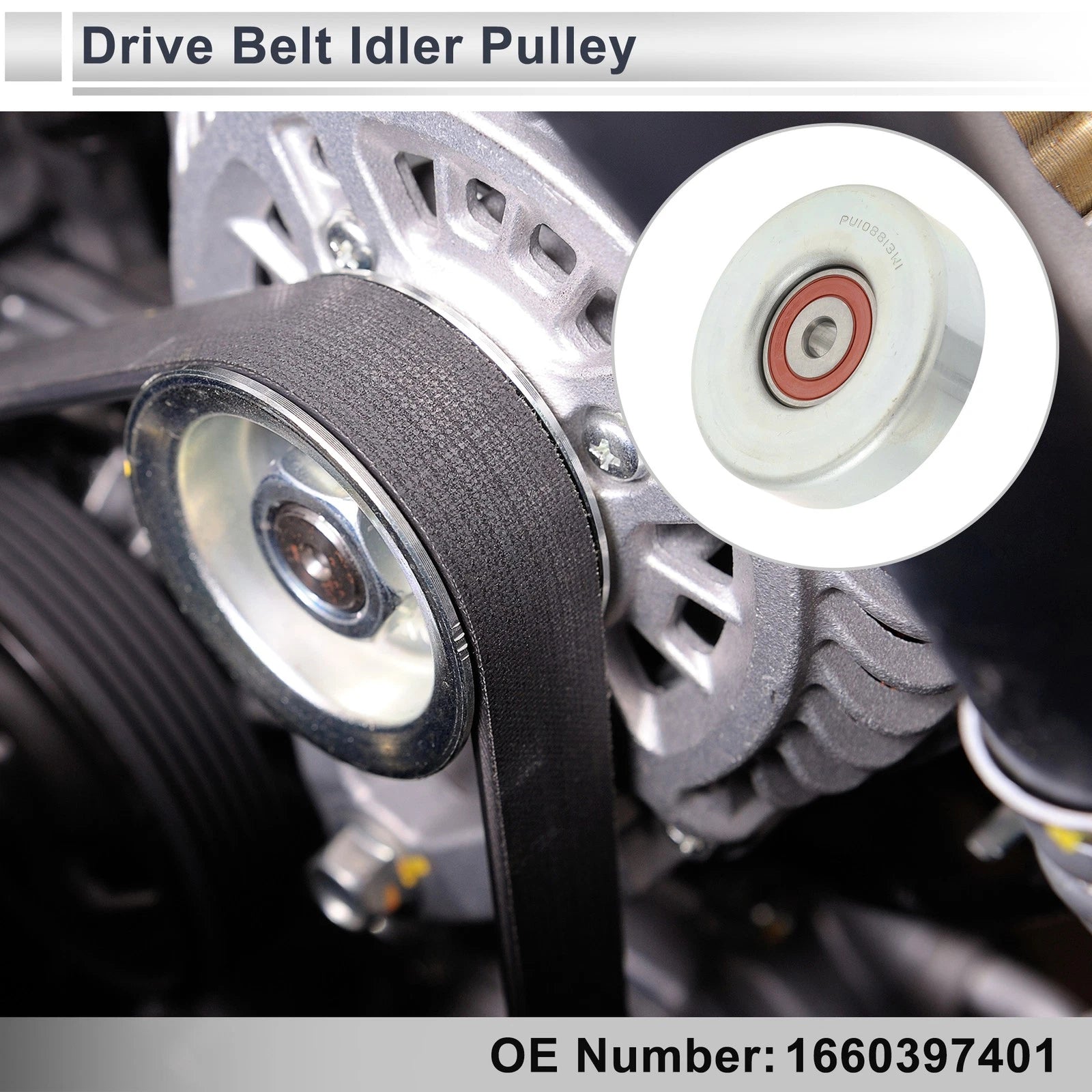 Drive Belt Idler Pulley for Toyota Yaris (1999–2005) No. 1660397401