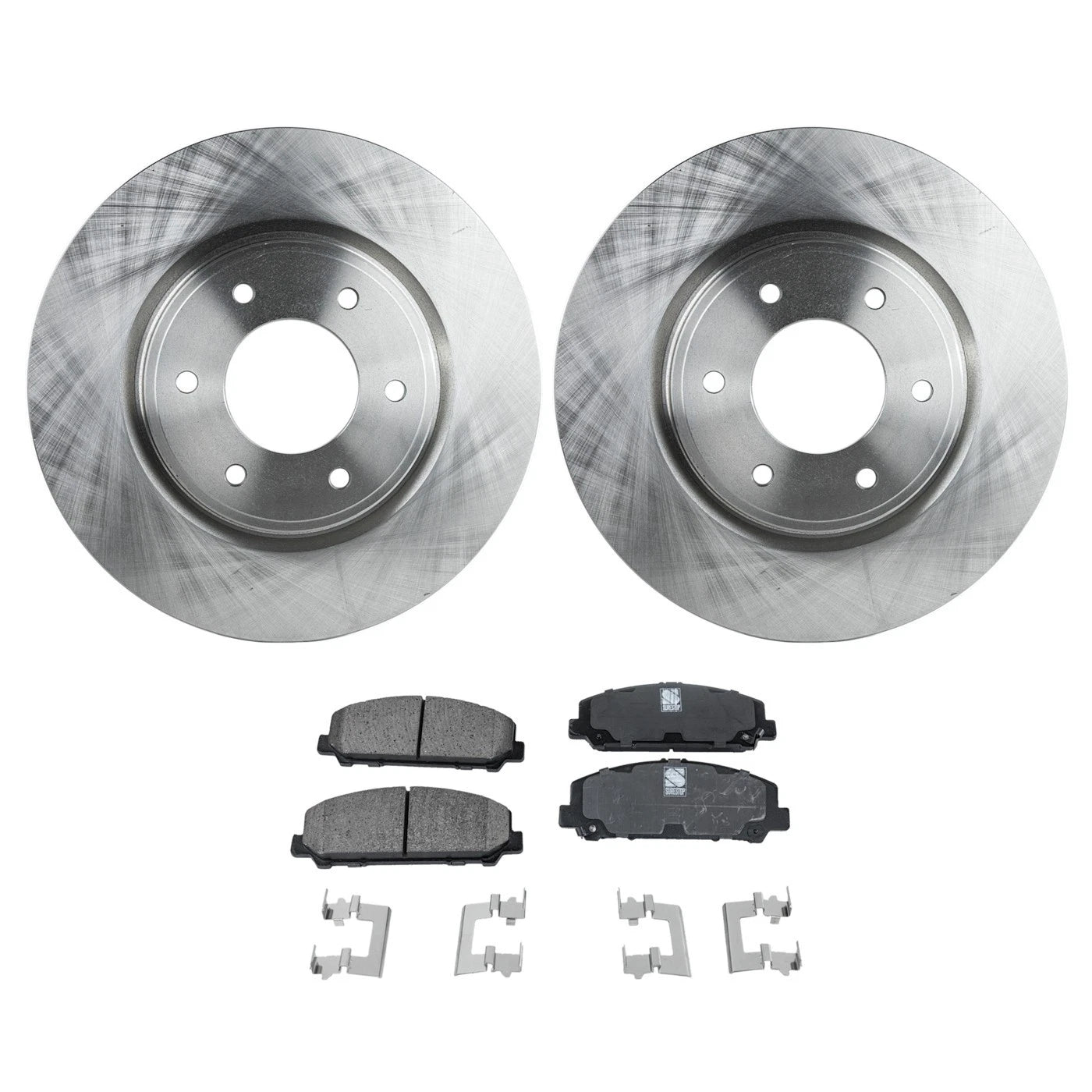 Brake Disc Rotors and Pads Kit for Nissan Titan (2008–2015, 2017–2022)