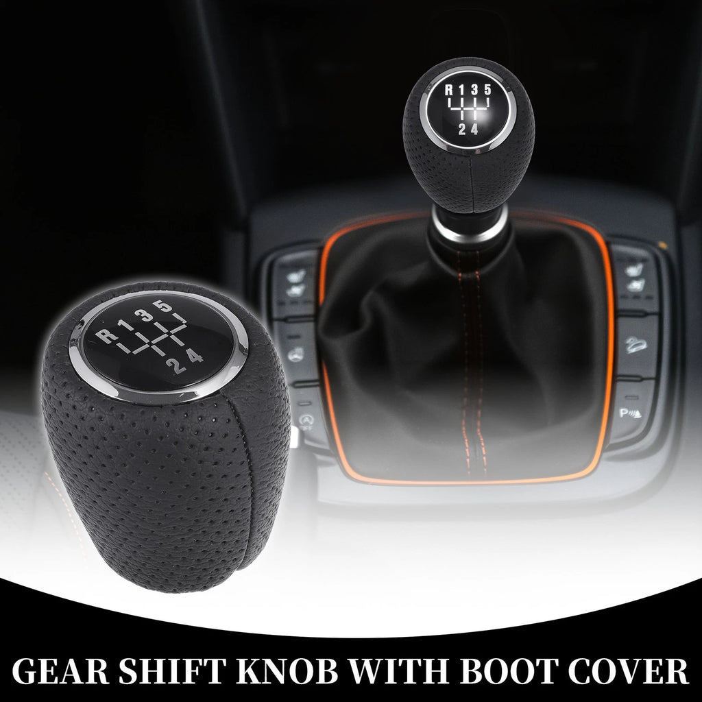 5 Speed Manual Gear Shift Knob for Chevrolet Cruze (2008–2012) Black Plastic