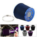 3" 76MM Inlet Cold Air Intake Filter for Universal Applications