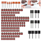 Set of 159 Aluminum Oxide Sanding Drums for Wood Finishing