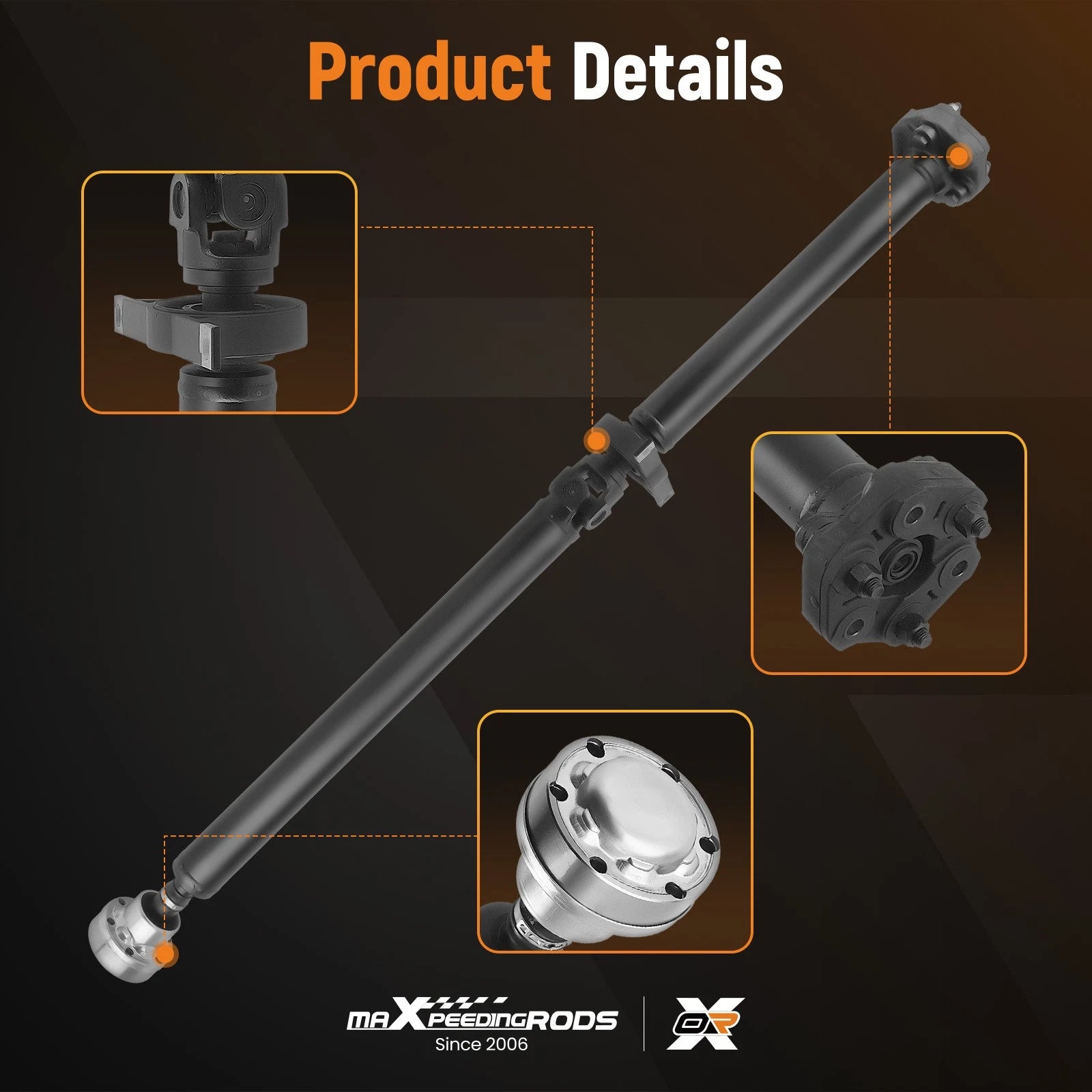 Rear Driveshaft Assembly for BMW 330Ci 330i RWD (2001-2003)