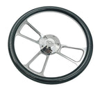 14 Inch Billet Steering Wheel Replacement with CF Style Wrap for Chevrolet (2000–2024)