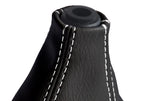 Leather Manual Shift Boot Cover for Nissan Skyline R32 (1989–1993) White Stitch