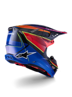 Alpinestars Supertech M10 Era Helmet for Offroad (2XL, Blue/Red/Yellow)