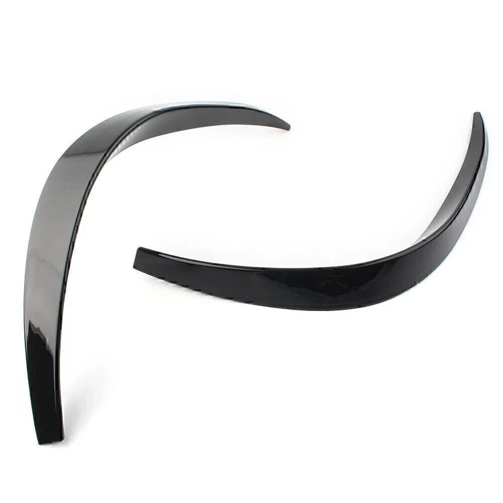 Black Front Bumper Splitter Spoiler Canard for Mercedes A-Class A260 (2019-2023)