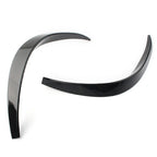 Black Front Bumper Splitter Spoiler Canard for Mercedes A-Class A260 (2019-2023)