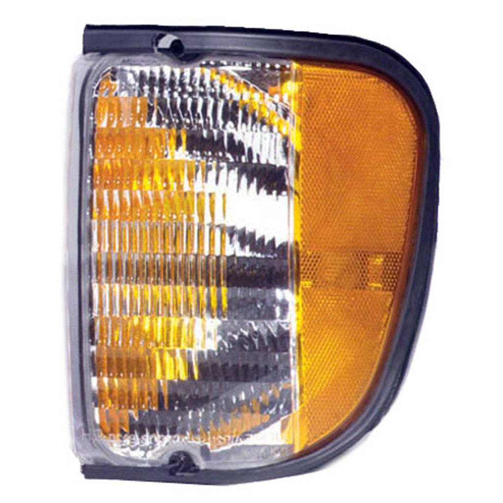 Replacement Amber/White Driver Side Parking Marker Light Lens/Housing
