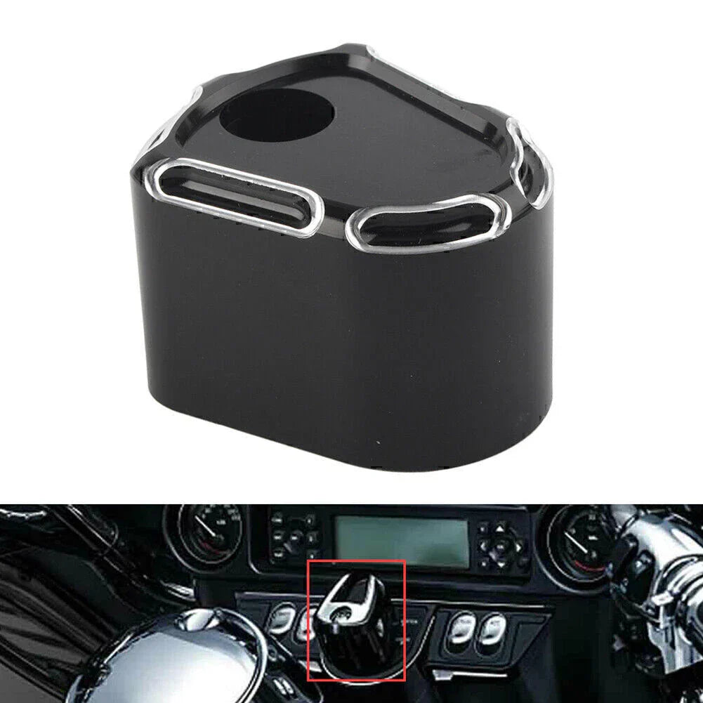 CNC Cut Ignition Switch Cover for Harley Touring Street Road Glide (2007-2013)
