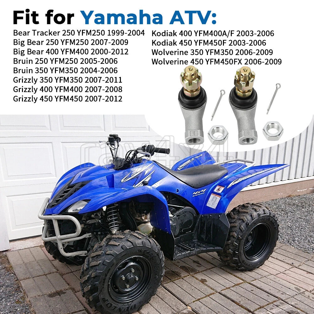 Tie Rod End Kit for Yamaha Bear Tracker 250 YFM250X (1999–2004)