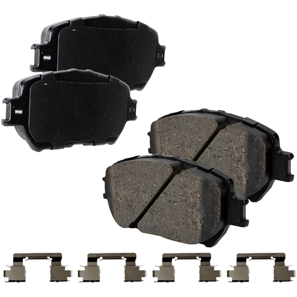 Disc Brake & Pad Kit for Toyota Camry (2002–2006) Cross-drilled Ceramic