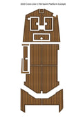 Seadek Swim Platform Cockpit Pad for Crest Liner 1760 (2020)
