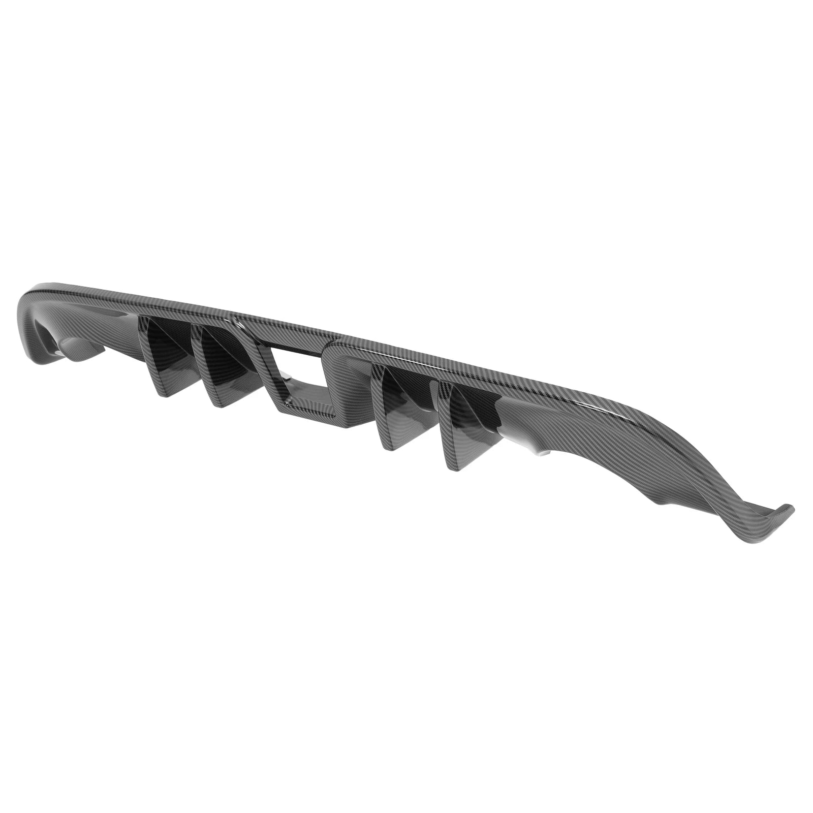 Carbon Look Rear Bumper Lip Valance Diffuser for Nissan 370Z Coupe (2009–2020)