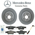 Rear Brake Pad Set with Sensor for Mercedes C216 CL W221 S (2007–2014)