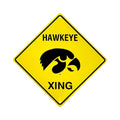 12" Embossed Metal Sign for University of Iowa Hawkeyes (N/A)