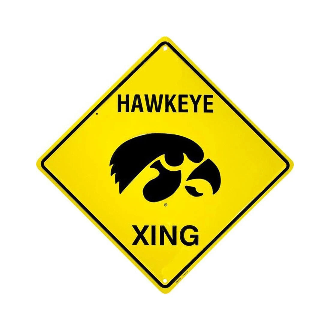 12" Embossed Metal Sign for University of Iowa Hawkeyes (N/A)
