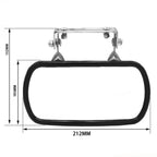 Stainless Steel Rearview Mirror for Truck (Chrome Finish, U Brackets)
