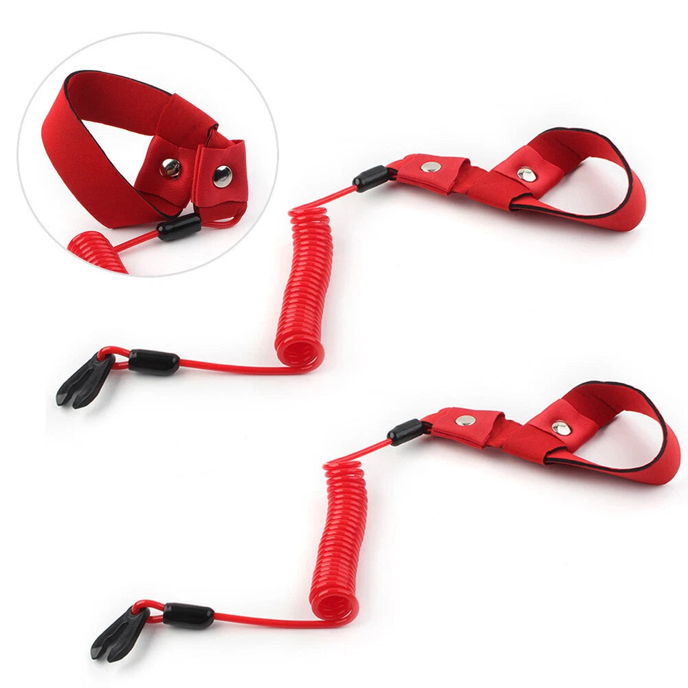 2X Stop Kill Key Floating Safety Wrist Lanyard for Yamaha Jet Ski