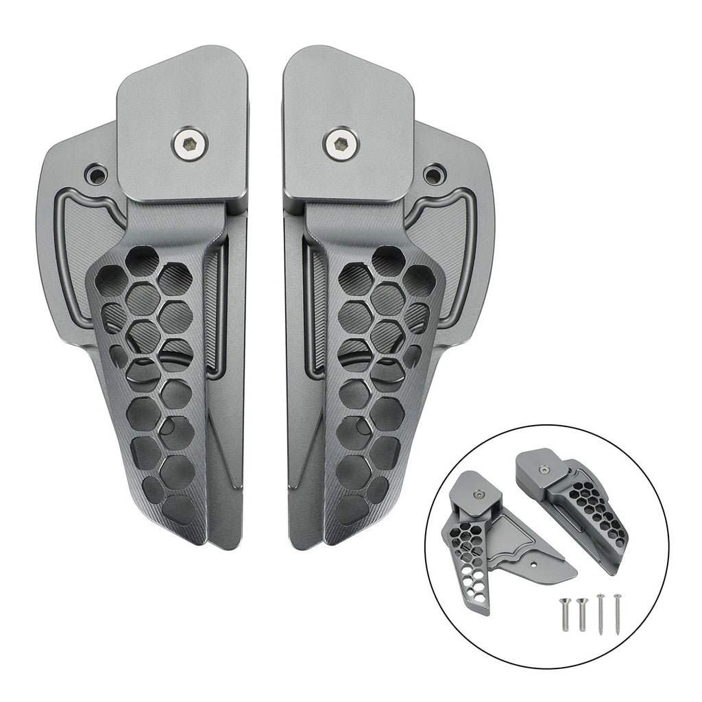Rear Footrests Foot Pegs for Vespa Primavera/Sprint 125 150 (2017–2020)