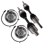 Set of 4 CV Axles Wheel Hub Bearings for Ford F-150, Expedition (2011–2013)