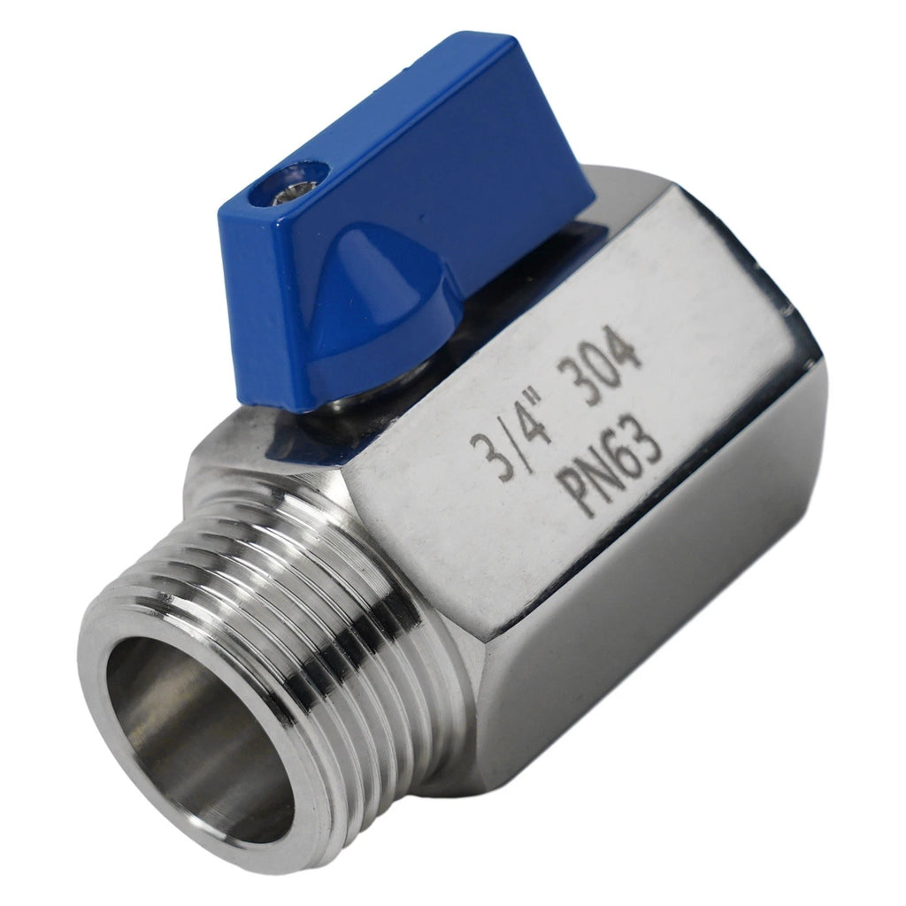 304 Stainless Steel Ball Valve for Various Applications (3/4 in)