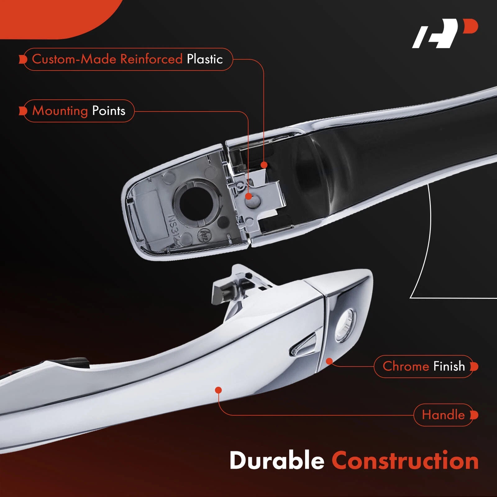 Chrome Exterior Door Handle for Nissan Altima Pathfinder