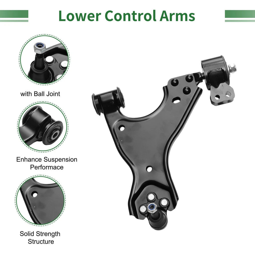 10pcs Control Arm Front Suspension Kit for Chevrolet Traverse (2009–2017)