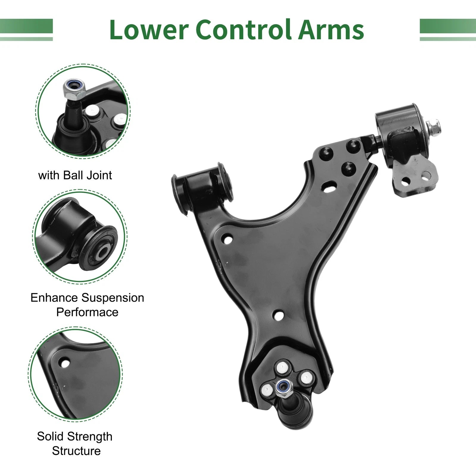 10pcs Control Arm Front Suspension Kit for Chevrolet Traverse (2009–2017)