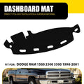 Dash Cover Mat for Dodge Ram 1500 2500 3500 (1998–2001) Sun Protection