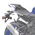Pair Black Rear Footrests Foot Pegs for Yamaha YZF R1 (1998–2025) R1M (2015–2024)