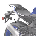 Pair Black Rear Footrests Foot Pegs for Yamaha YZF R1 (1998–2025) R1M (2015–2024)