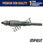 4X Glow Plug for Kubota V1505, V1305, V1205 (11V, 16851-65512, 8MM)