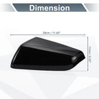 Left Side Rearview Mirror Cover Cap Gloss Black for Chevy Equinox (2010–2017)