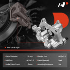 2X Rear Steel Brake Caliper with Bracket for Honda Accord (2018–2020)