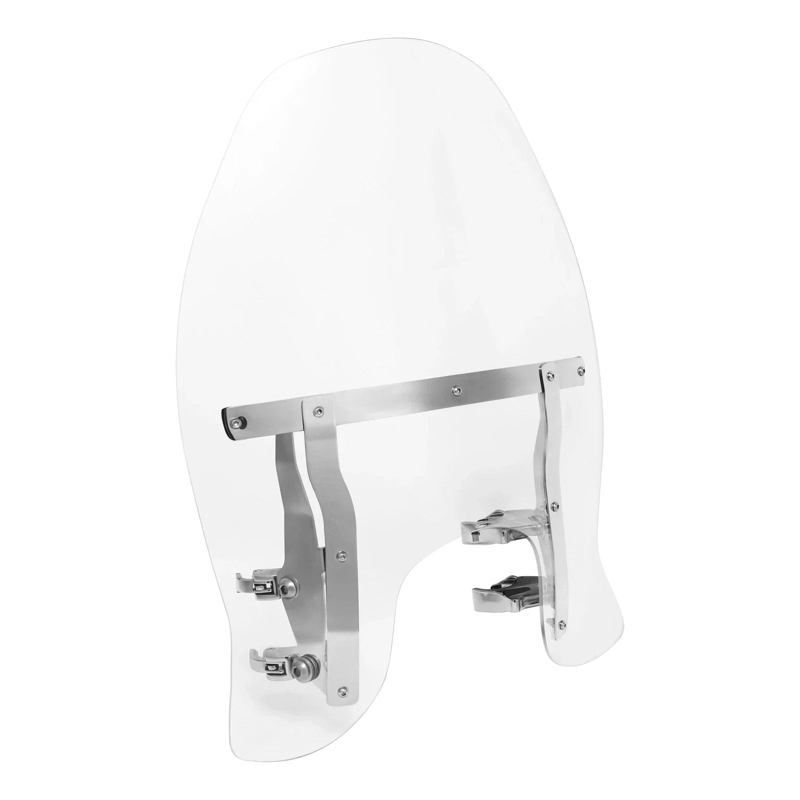19" Windshield & Clamps for Harley Dyna Low Rider, Street Bob (2006-2017)