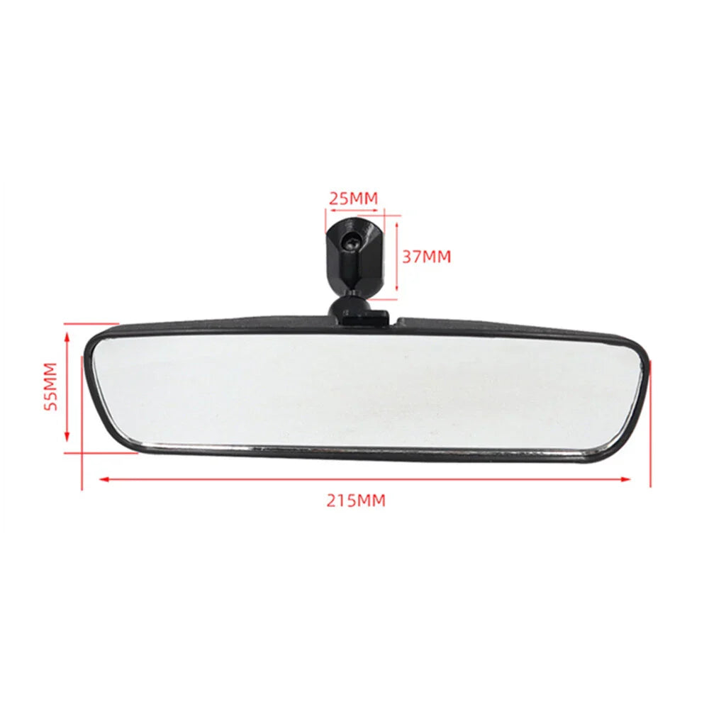 8" Black Rearview Mirror for Car SUV Universal Day Night Replacement