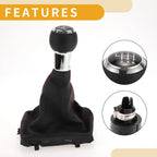 6 Speed Gear Shift Knob with Cover for Audi A3 (2010–2013)