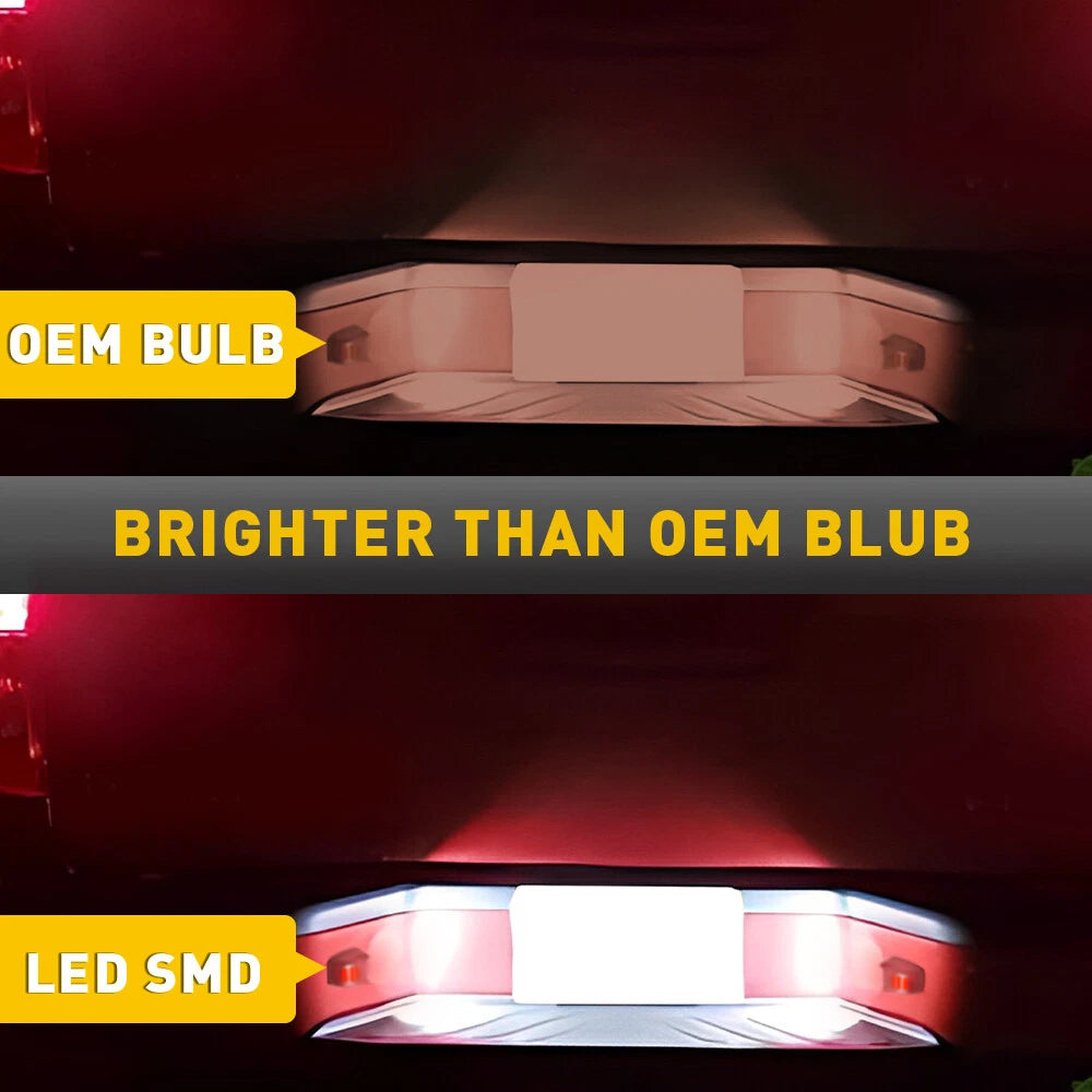 2X LED License Plate Light for Nissan Frontier (2007–2019)