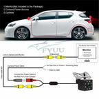 8 LED Night Vision 170�� Wide Angle Backup Camera for Car RV