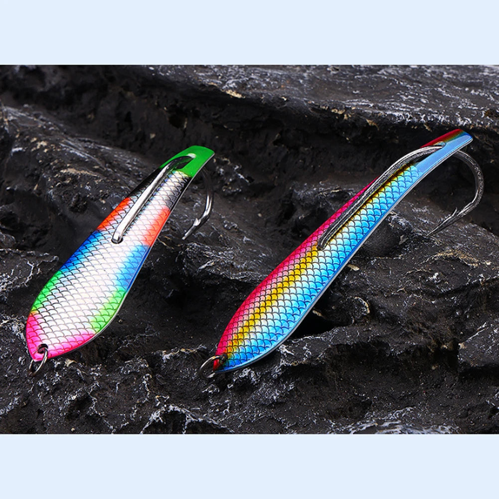 12 Metal Spoon Lure for Deep Sea Trolling Fishing Jig (5cm)