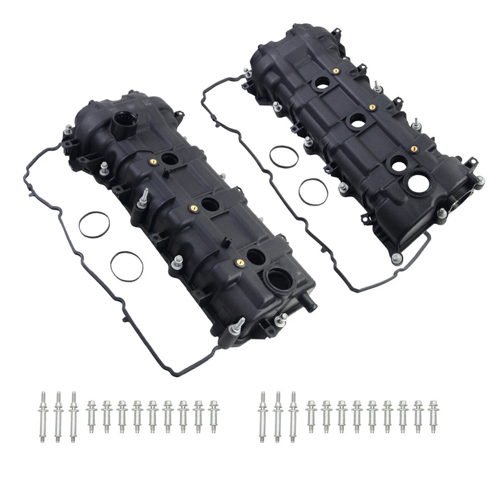 Pair Valve Covers with Gaskets for Chrysler Dodge Jeep Ram 3.6L (2011-2019)