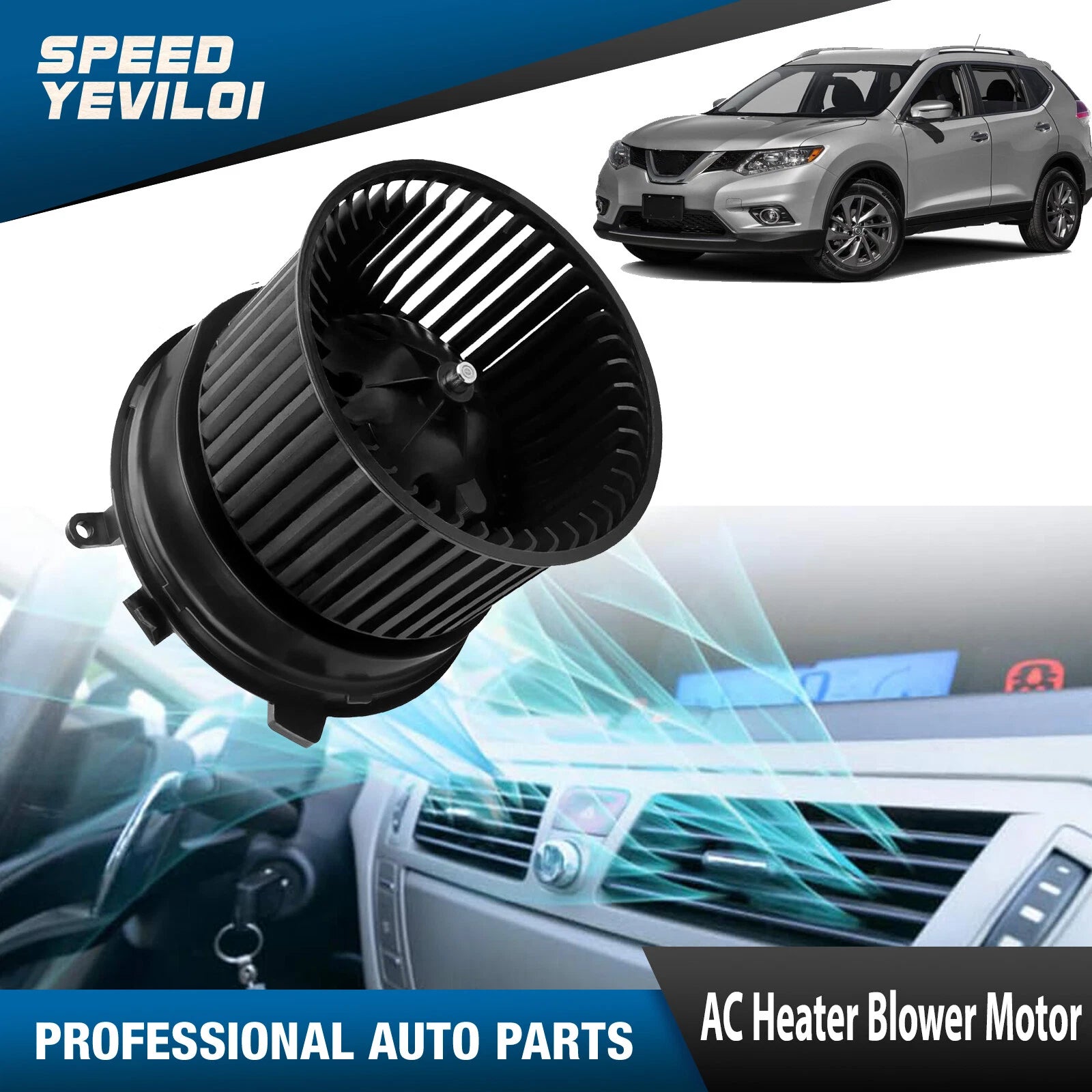 A/C Heater Blower Motor for Nissan Sentra and Rogue (2007–2015)