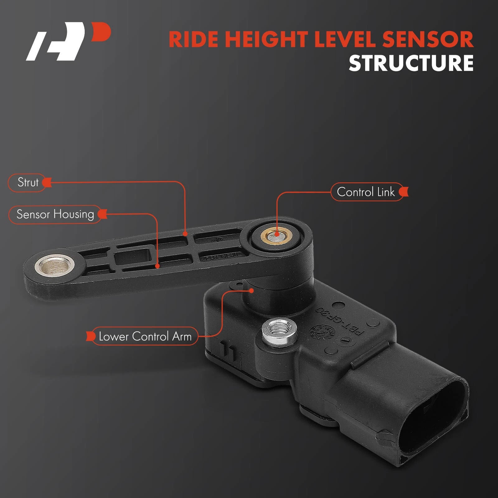 Front Ride Height Level Sensor for BMW X1 X2 X3 X4 X5 X6 X7 i3 i3s i8 (2010–2023)