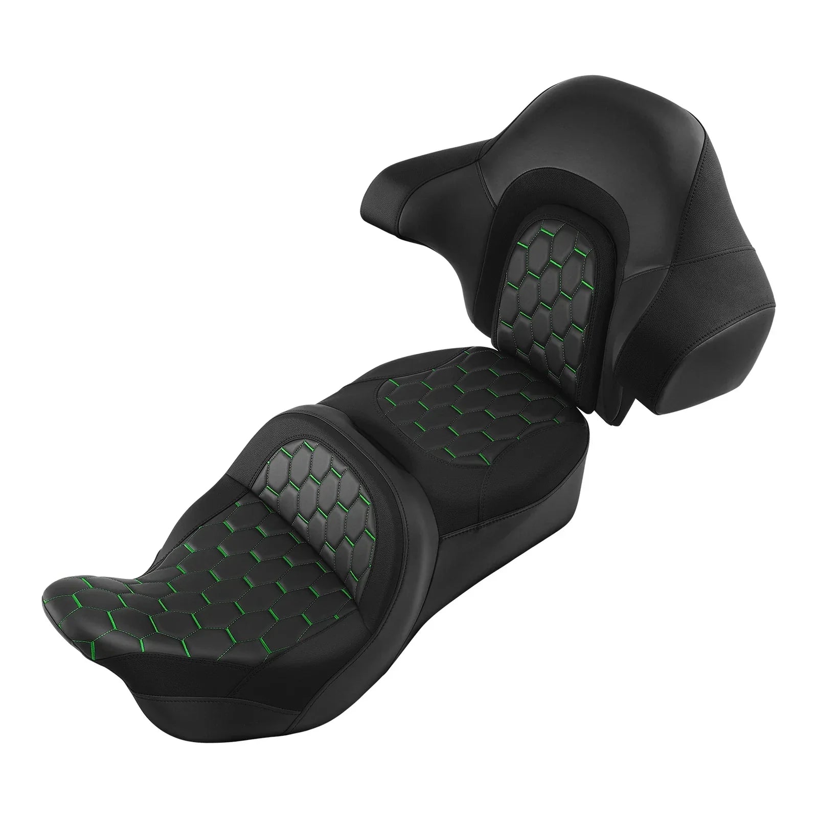 Driver Passenger Seat & Backrest for Harley Touring Road Street Glide (14-23)