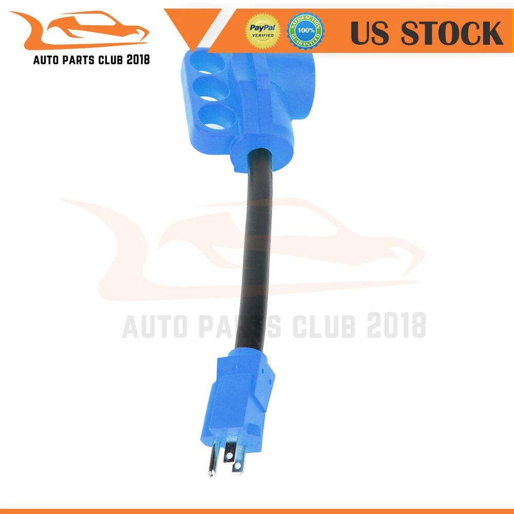 50 Amp to 15 Amp Adapter Cord 5-15P Male to 14-50R Female for RV Trailer (N/A)