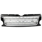 ABS Silver Front Grille Bumper Mesh for Land Rover Discovery LR3 (2005-2009)