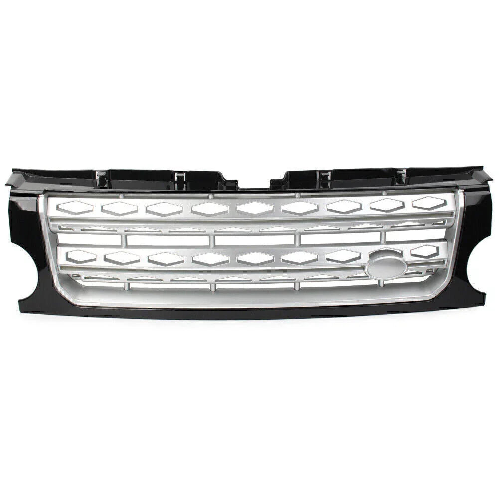 ABS Silver Front Grille Bumper Mesh for Land Rover Discovery LR3 (2005-2009)