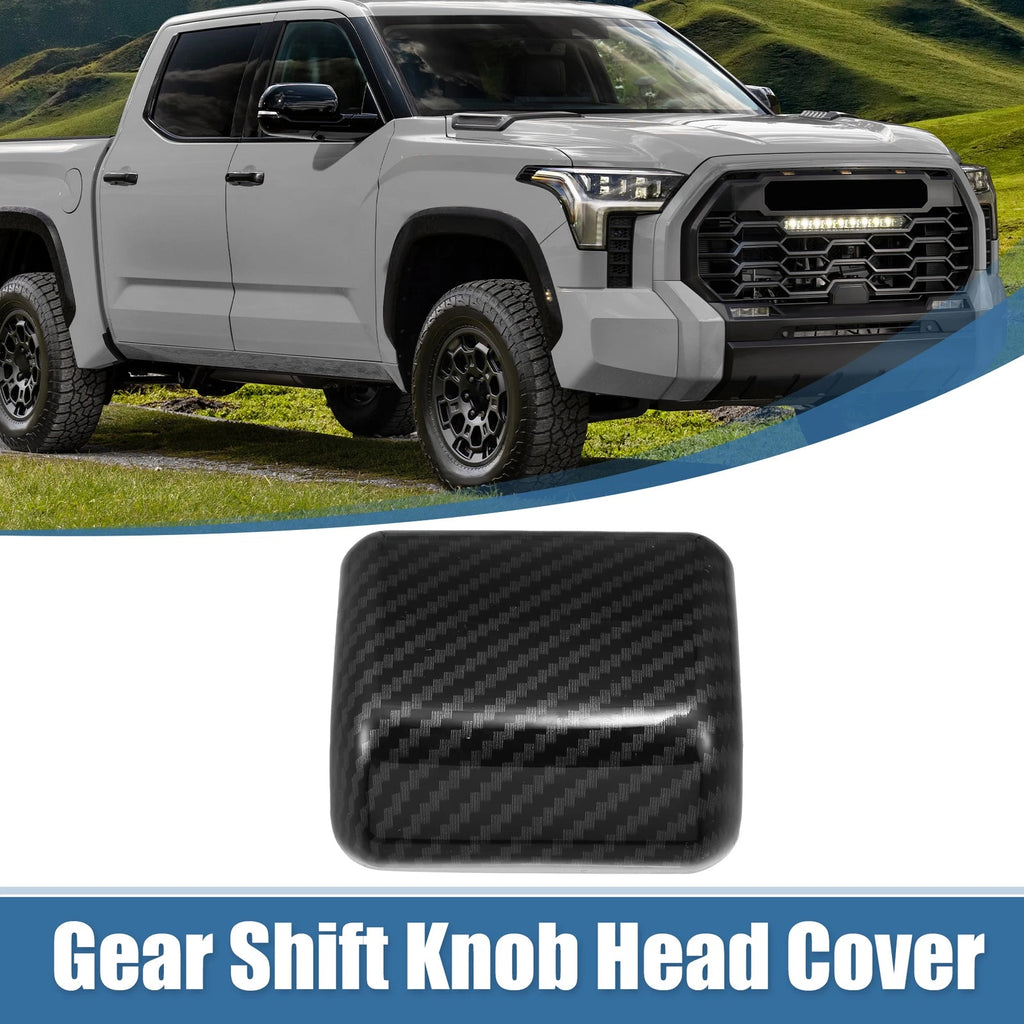 Carbon Fiber Pattern Gear Shift Knob Head Cover for Toyota Tundra (2022–2023)